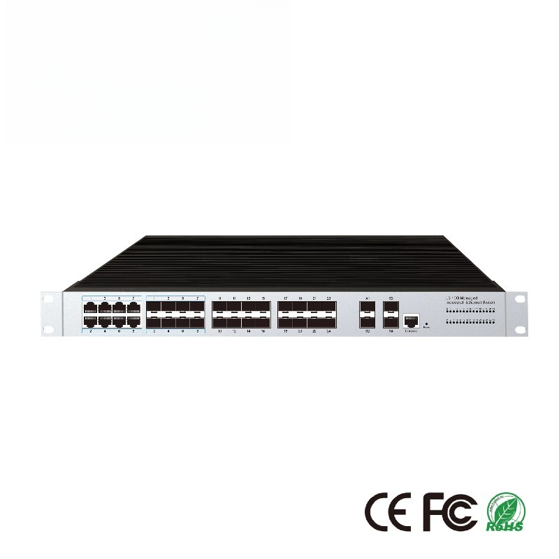 Sfp+ 10G Managed Switch 8 Port - Switch Ethernet Industrial Administrado con 24