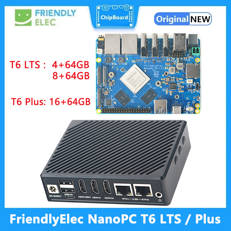 Nanopc T6 16Gb - Placa FriendlyElec NanoPC T6 LTS/Plus Rockchip
