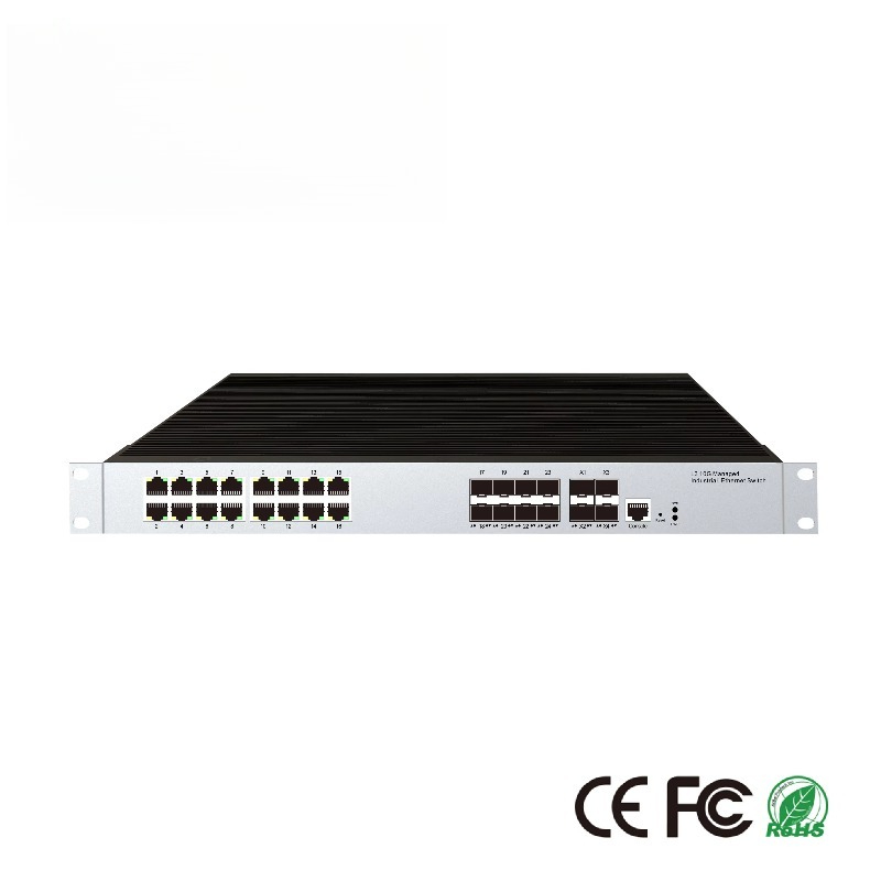 Sfp+ 10G Managed Switch 8 Port - Switch Ethernet Industrial Administrado de 16