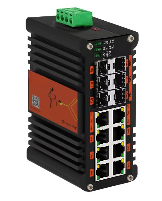 Managed Gigabit Poe Switch 8 Port 802.3At - Switch Ethernet Administrado Industrial L2+ de