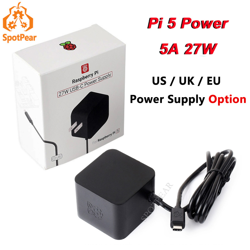 Raspberry Pi 5 8Gb - Fuente de alimentación USB tipo C