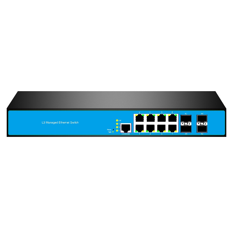 Sfp+ 10G Managed Switch 8 Port - Switch de Red Administrado L3 de