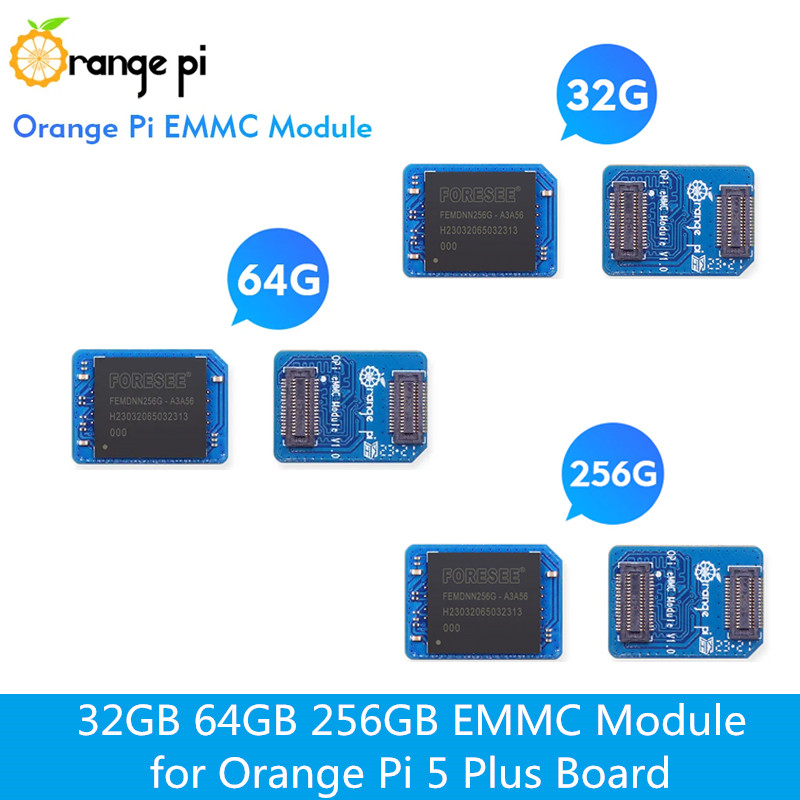Orange Pi 5 Plus 32Gb - Orange Pi-Módulo EMMC para placa Orange