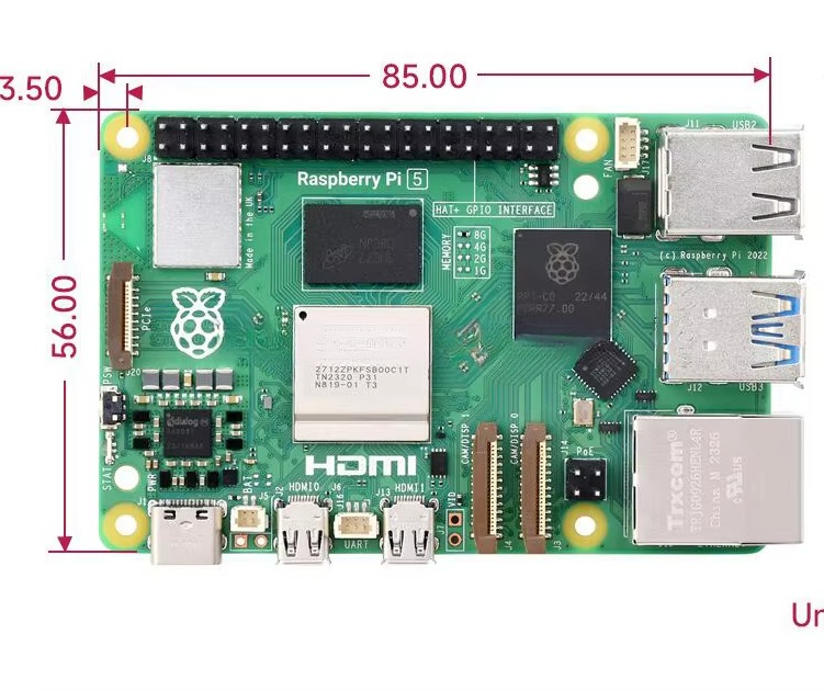 Raspberry Pi 5 8Gb - Raspberry Pi 5 con Procesador Broadcom