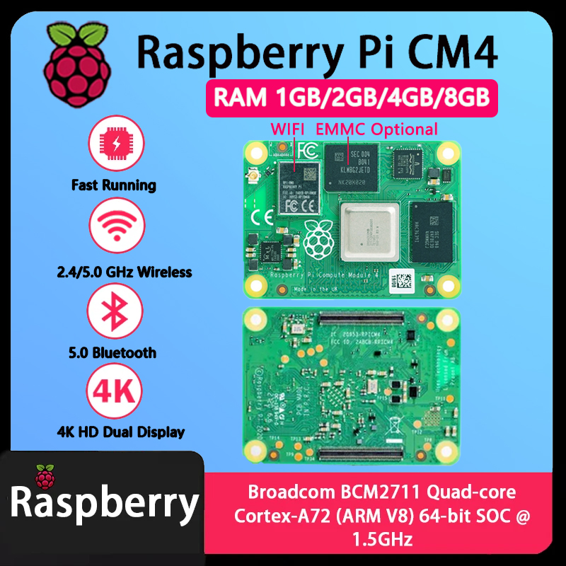 Raspberry Pi CM4 1GB/2GB/4GB/8 - Raspberry Pi Cm4 8Gb Ram 32Gb Emmc Wifi reseña y precio