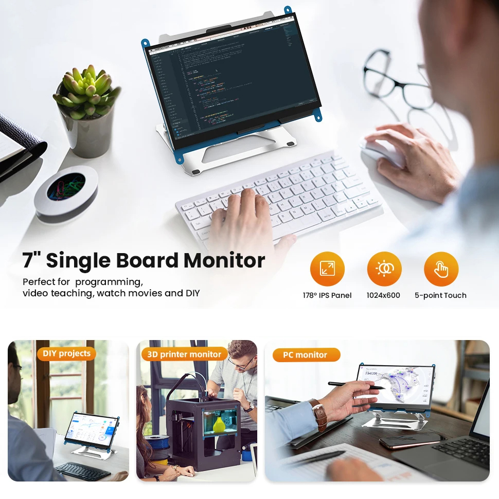 Monitor Eyoyo con pantalla tác - Turing Pi 2 reseña y precio