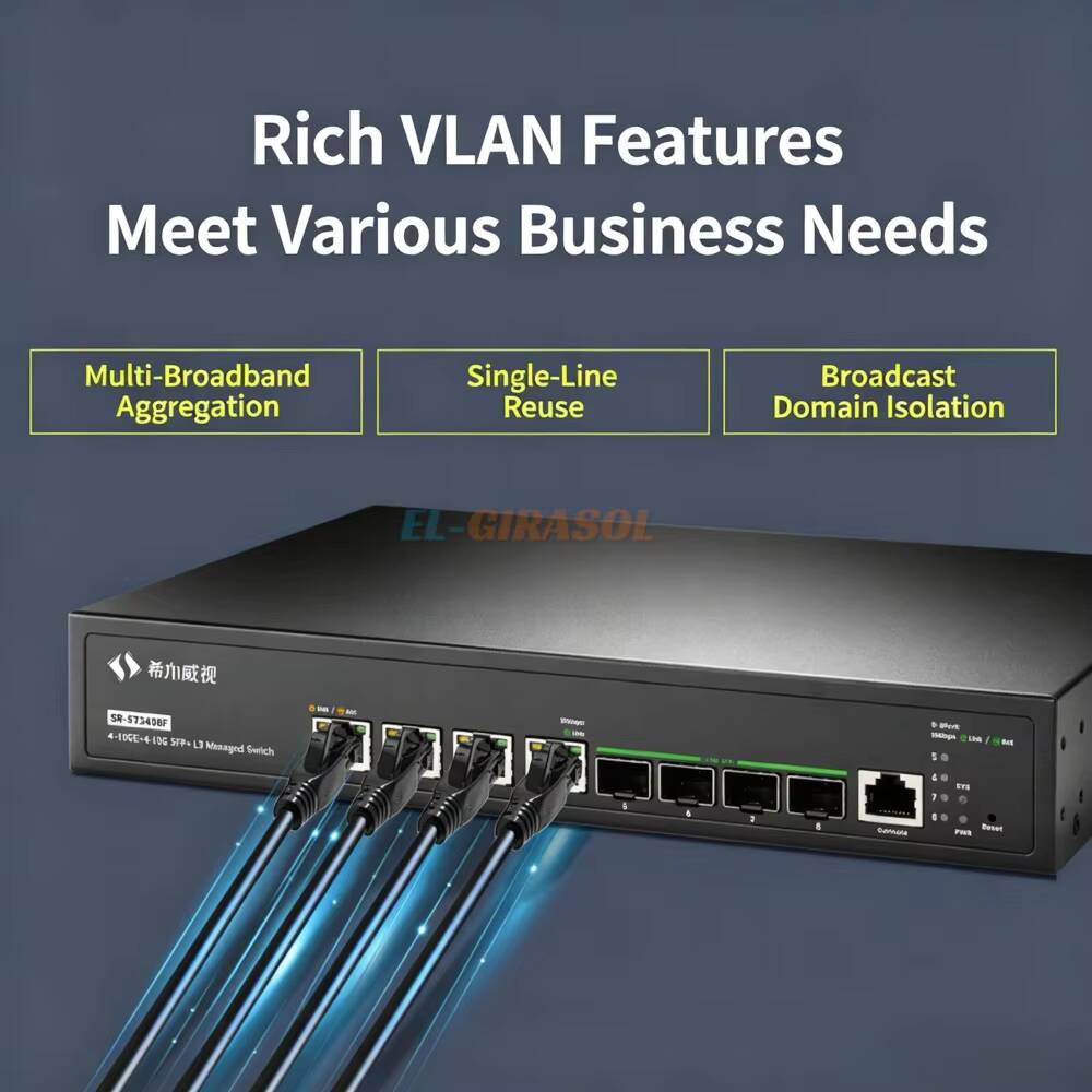 Switch de Fibra Administrado S - Sfp+ 10G Managed Switch 8 Port reseña y precio