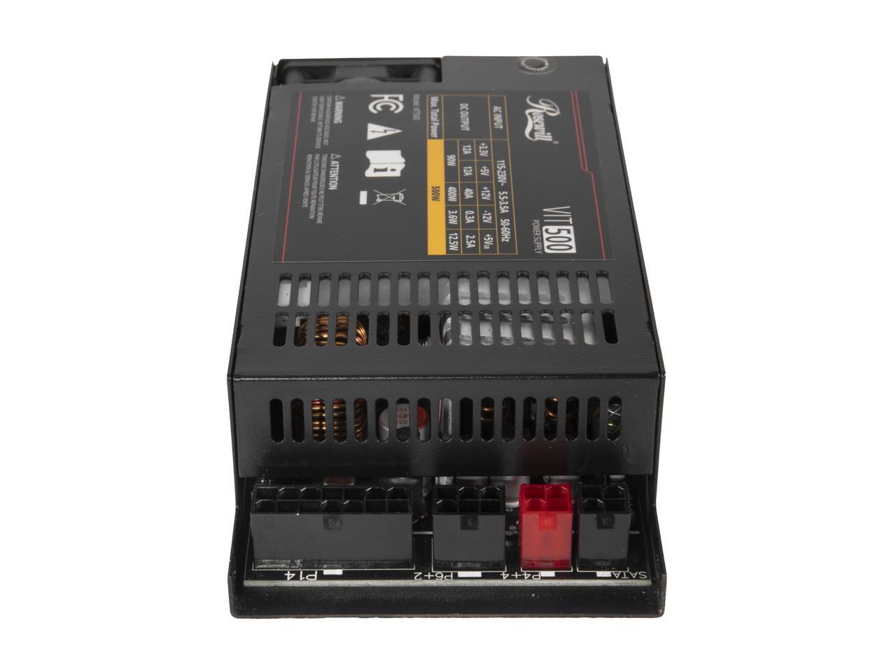 Rosewill VIT 500W, Mini ITX/Fl - Atx Power Supply 1U Flex 500W reseña y precio
