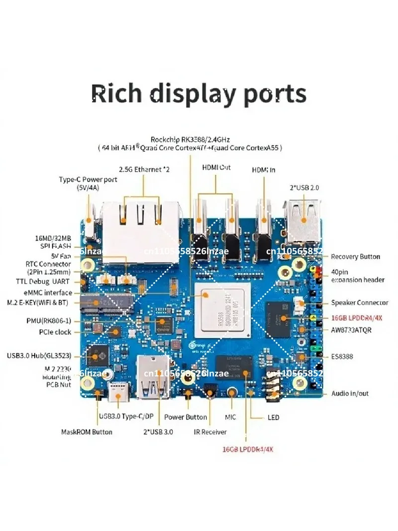 Orange Pi 5 plus Computadora d - Orange Pi 5 Plus 32Gb reseña y precio