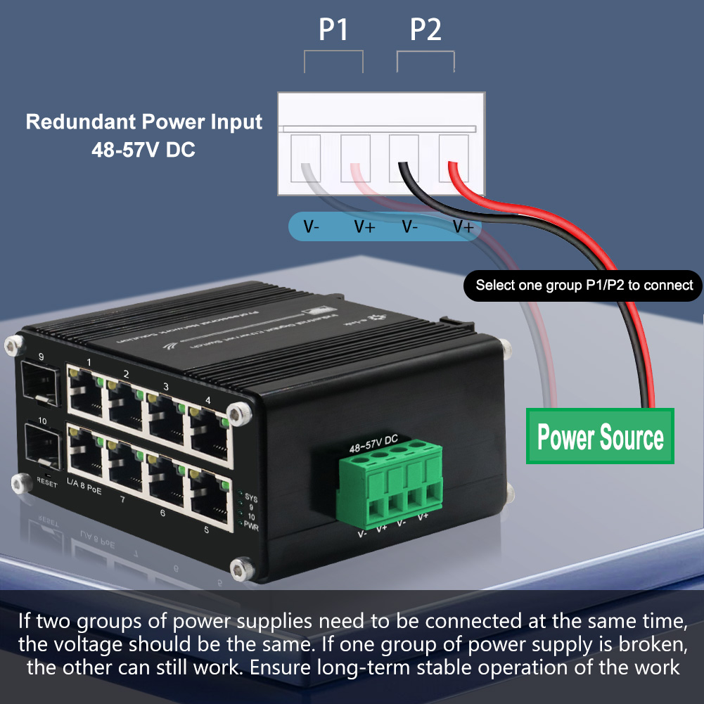 Conmutador PoE administrado, 8 - Managed Gigabit Poe Switch 8 Port 802.3At reseña y precio