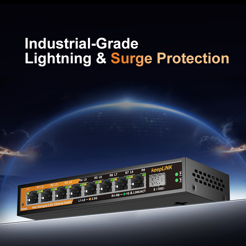 Switch Administrado KeepLiNK K - Sfp+ 10G Managed Switch 8 Port reseña y precio