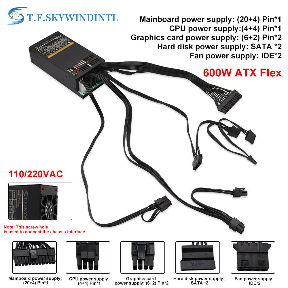 Flex 600W fuente de alimentaci - Atx Power Supply 1U Flex 500W reseña y precio