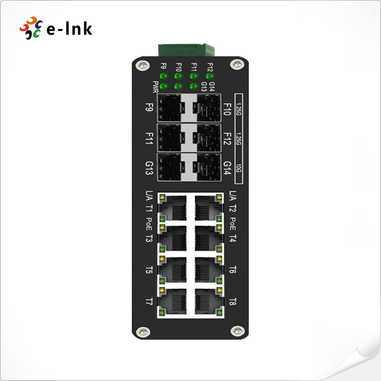 Conmutador Ethernet industrial - Managed Gigabit Poe Switch 8 Port 802.3At reseña y precio